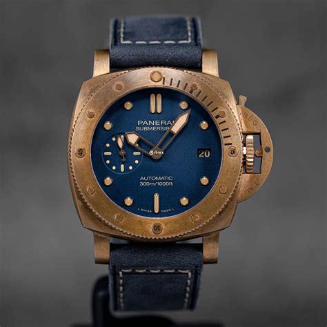 panerai submersible bronzo blu abisso.